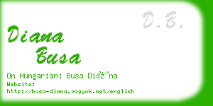 diana busa business card